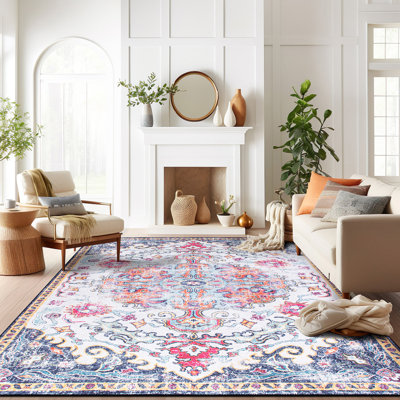 Langley Street® Ellery Machine Washable Oriental Flatweave